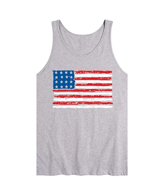 Airwaves Men's American Flag Sleeveless Tank Top