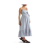 Ripe Maternity Lana Tie Front Dress