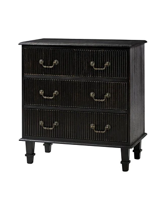 Perry 30"Tall 3-DrawerNightstand
