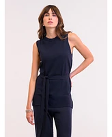 Celtic & Co. Women's Fine Knit Sleeveless Tunic