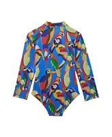 Roarsome Baby Girls Parrot Swim Suit