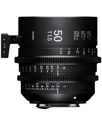 Sigma 50mm T1.5 Ff Fully Luminous High-Speed Prime Cine Lens for Canon Ef, Feet