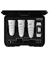 Dzofilm Pictor Zoom 12-25/20-55/50-125mm T2.8 Parfocal Cine 3-Lens Kit for Pl Mount and Canon Ef, White