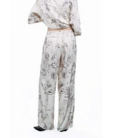Nocturne Women's Patterned Jacquard Pants