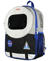 Nasa Astronaut 17" Backpack Space Shuttle Meatball Patches Travel Book Bag For Daily Use