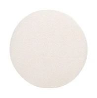 Riah Boucle Round Ottoman