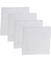 Saro Lifestyle Pure Linen Tea Napkins, 6" x 6"
