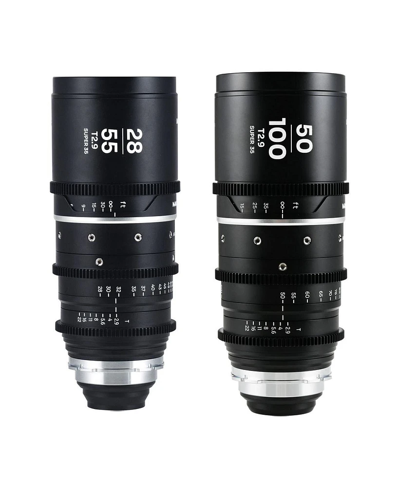 Venus Venus Optics Laowa Nanomorph S35 Anamorphic Zoom 2-Lens Bundle (Arri Pl, Silver Flare