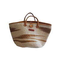 Life Art Handmade Sisal Basket Tote Bag