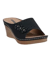 Gc Shoes Women's Vega Floral Wedge Sandals