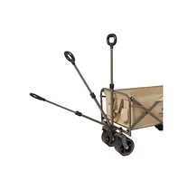 Naturehike Collapsible Beach Wagon with Big Wheels, Utility Foldable Grocery Cart Heavy Duty, Portable Folding Wagon Cart with Wheel for Camping