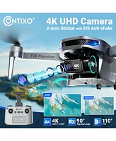 Contixo F28-Premium Gps Drone, 4K Camera, 3-Axis Gimbal, 30 Min Flight - Foldable