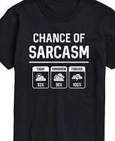 Airwaves Men's Chance of Sarcasm Short Sleeve T-Shirt