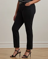Lauren Ralph Plus-Size Mid-Rise Straight Jean