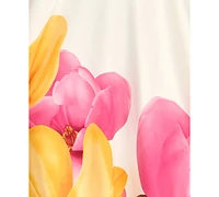 Trixxi Juniors' Halter-Neck Floral-Print Midi Dress