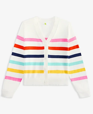 Epic Threads Little & Big Girls Multi-Stripe Cardigan, Exclusively at Macy's