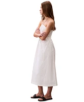 Calvin Klein Jeans Women's Cotton Twill Halter Dress