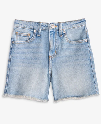 Little & Big Girls Light Wash Bergenia Denim Shorts, Exclusively at Macy's