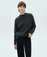 Mango Women's Contrasting Stripes Knitted Pants