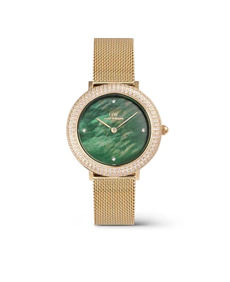 Daniel Wellington Women's Analog Gold-Tone Stainless Steel Watch, 32mm