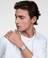 Daniel Wellington Men's Analog Silver-Tone Stainless Steel Watch, 32mm