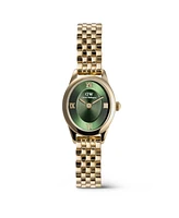 Daniel Wellington Women's Analog Gold-Tone Stainless Steel Watch, 22mm