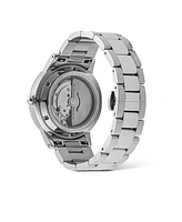 Daniel Wellington Unisex Automatic Silver-Tone Stainless Steel Watch, 40mm