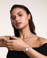 Daniel Wellington Unisex Analog Gold-Tone Stainless Steel Watch, 19mm