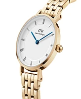 Daniel Wellington Unisex Analog Gold-Tone Stainless Steel Watch, 28mm