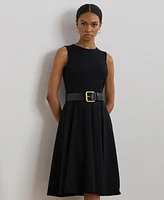 Lauren Ralph Women's Ponte Fit-and-Flare Dress