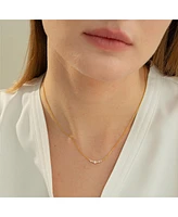 Sterling Silver 18k Gold Plated Cloris Opal Necklace