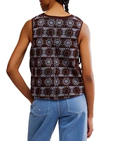 Free People Women's Towel Cotton Terry Sleeveless Top