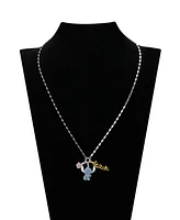 Disney Cubic Zirconia Lilo and Stitch Pendant Necklace