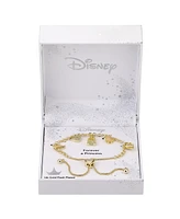 Disney Cubic Zirconia and Crystal Princess Bolo Bracelet