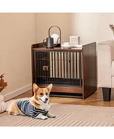 Pet Crate Indoor Dog Cage with Removable Tray and Lockable Door – Safe and Durable Home Kennel