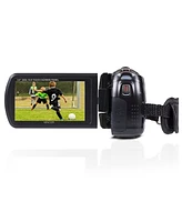 Minolta MN88NV Full Hd 24MP 3" Touchscreen Night Vision Camcorder, Black