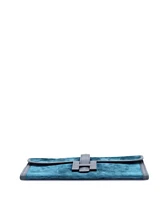 Pre-Owned Hermes 29 Jige Elan Clutch Doblis Suede