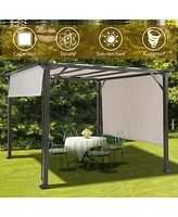 Heavy Duty Metal Frame Patio Shelter – Outdoor Furniture Cover for Garden and Porch