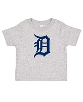 Soft As A Grape Toddler 2-Pack Navy/Heather Gray Detroit Tigers Cooperstown Collection T-Shirt Set