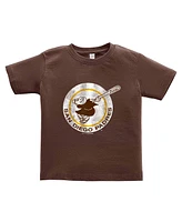 Soft As A Grape Toddler 2-Pack Brown/Gray San Diego Padres Cooperstown Collection T-Shirt Set