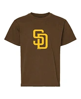 Soft As A Grape Big Boys and Girls 2-Pack Brown/Gray San Diego Padres T-Shirt Set