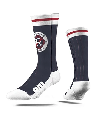 Strideline Men's and Women's Navy New England Revolution 2024 Jersey Hook Premium Crew Socks