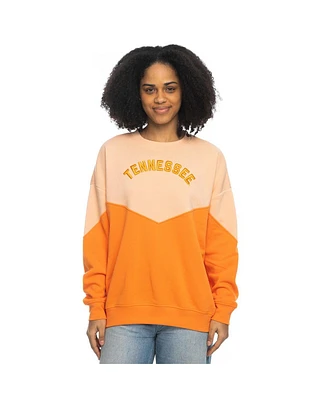 ZooZatz Women's Tennessee Orange Volunteers Bestie Oversized Pullover Sweatshirt
