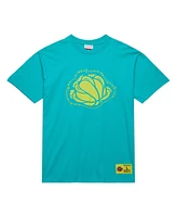 Mitchell & Ness Men's Turquoise Vancouver Grizzlies Hardwood Classics Neon Nights Premium T-Shirt