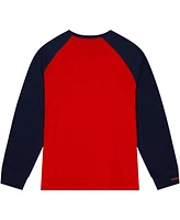 Mitchell & Ness Men's Orange Virginia Cavaliers Legendary Slub Raglan Long Sleeve T-Shirt