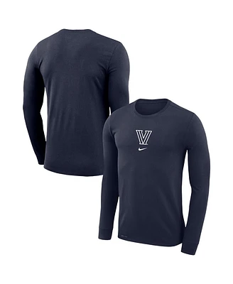 Nike Men's Navy Villanova Wildcats Basketball Shootaround Long Sleeve T-Shirt