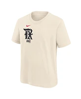 Nike Big Boys and Girls Corey Seager Natural Texas Rangers Fuse City Connect Name Number T-Shirt