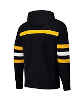 Mitchell & Ness Men's Black Pittsburgh Penguins Head Coach Slogan Pullover Hoodie