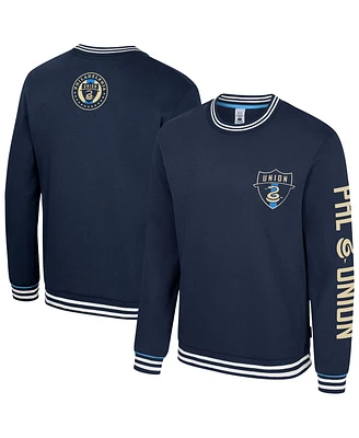 Stadium Essentials Men's Navy Philadelphia Union Half-Time 2-Hit Pullover Sweatshirt