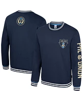 Stadium Essentials Men's Navy Philadelphia Union Half-Time 2-Hit Pullover Sweatshirt